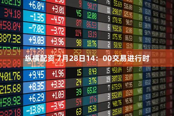 纵横配资 7月28日14：00交易进行时